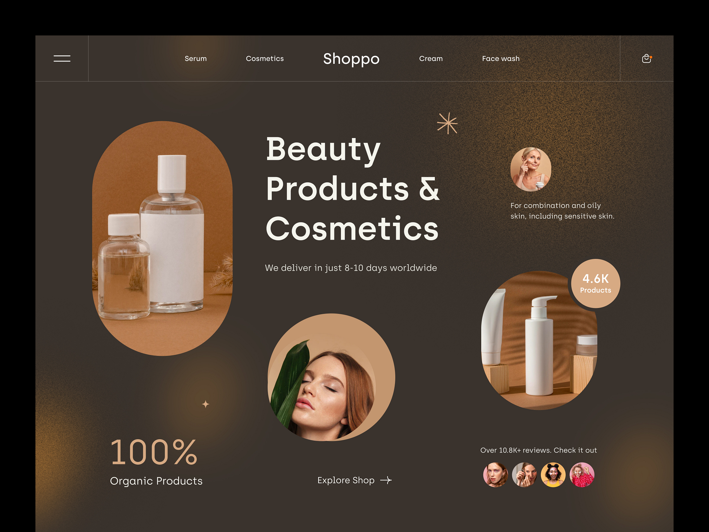 Beauty Cosmetics Website By Rakib Kowshar For Orizon Uiux Design Agency On Dribbble 