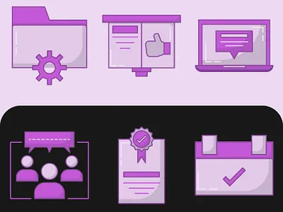 Presentation basic black design flat icon icons illustration ui vector