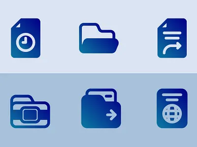UI icon with flat gradient style basic design flat gradient icon icons illustration office ui vector