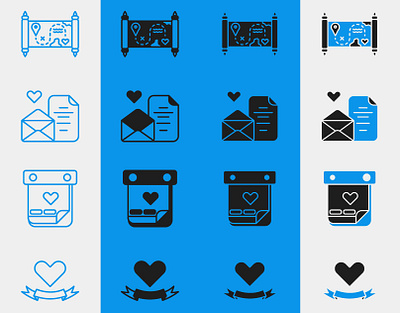 Romance basic black design flat icon icons illustration love romance romantic ui valentine vector