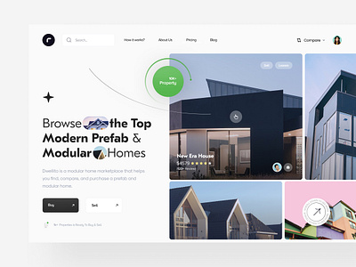 Real estate web agent broker home rent homepage interface landing page minimal product design property property sell real estate real estate agent real estate design rental service trending ui ux visual web webflow