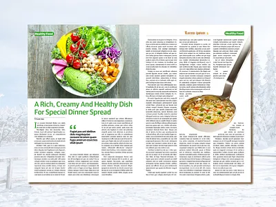 Best Magazine Layout Design adobe indesign cover cover design design editorial editorial design editorial layout food magazine design food magazines design layout design magazine cover magazine design magazine layout design