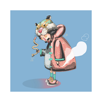Tiger years! animation digital illustration digital painting illustration logo