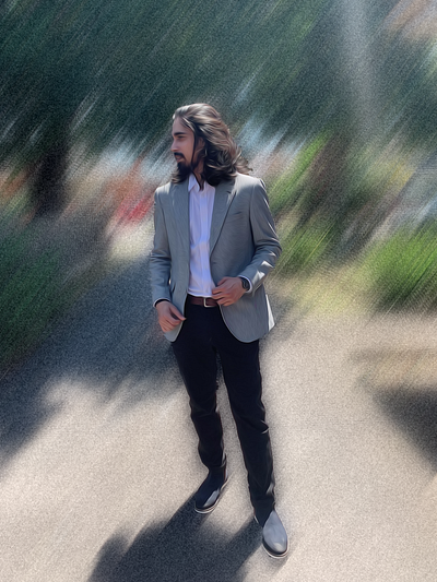 Ma Bruv is the Canvas. adobe photoshop graphic design oil painting photo edit photo enhance photo manipulation photo retouch