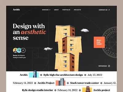 Architecture Website Design architect architecture architecture firm building city construction farzan home design homepage interior interior architecture landing page mockup portfolio property real estate rylic web design website website design
