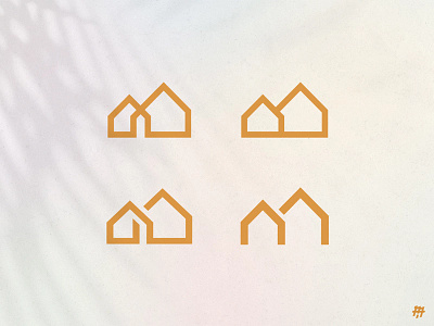 House concepts ⌂ architecture branding building clean clever construction corporate creative home house icon illustration logodesign logomark minimal modern monogram realestate realty symbol