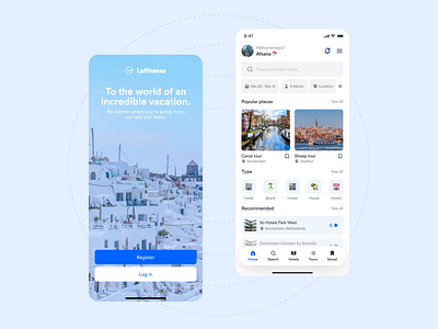 Hotel Booking App app appdesign clean design ui uidesign