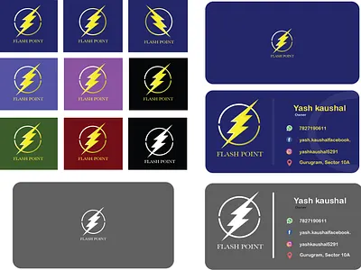 Visiting Card branding graphic design logo ui