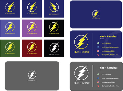 Visiting Card branding graphic design logo ui