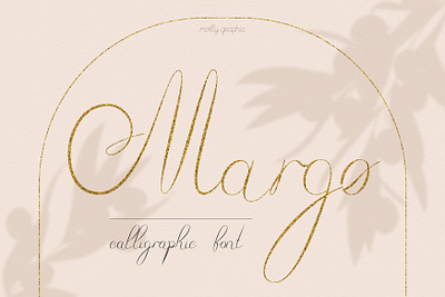 MARGO calligraphic font calligraphic calligraphic font font graphic design logo wedding