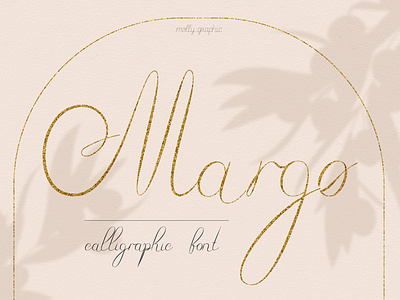 MARGO calligraphic font calligraphic calligraphic font font graphic design logo wedding