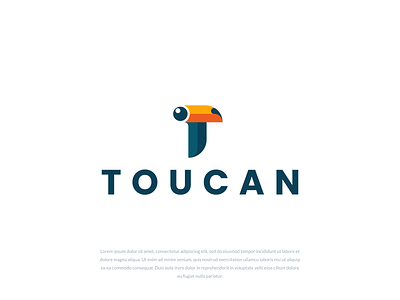 Toucan logo concept brand branding design graphic graphic design illustration logo ui ux vector