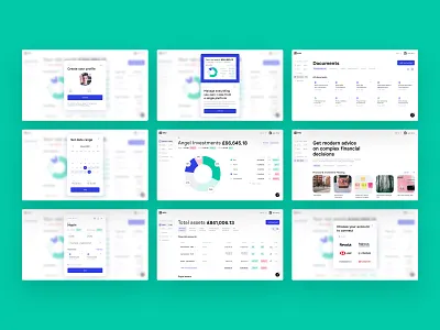 Enta app dashboard finance fintech networth tool website