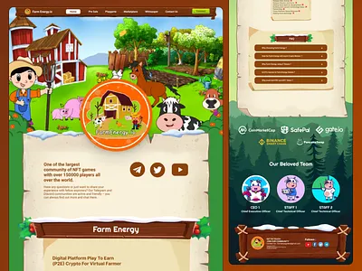 Revamp Farm Energy.io branding contact us design ecommerce graphic design home page illustration landing page logo motion graphics nft nft design nft web design redesign ui ui ux design uiux design ux web design web revamp