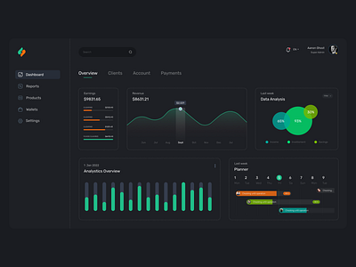 Dark Dashboard UI 3d animation app application branding color dark darkmode dashboard design graphic design illustration logo mode motion graphics statistic ui ux vector