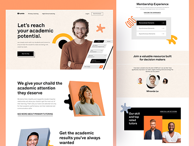 twinkle.academy: landing page academy clean ui concept course design e learning edtech education homepage landingpage online class online course uiux visual design web web design website design