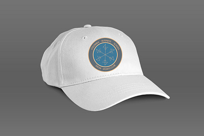 sports logo on cap branding graphic design logo