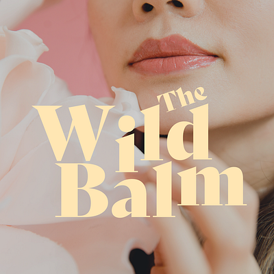 The Wild Balm branding design femininebranding funbranding graphic design illustrator logo logodesign minimal skincarebranding timeless