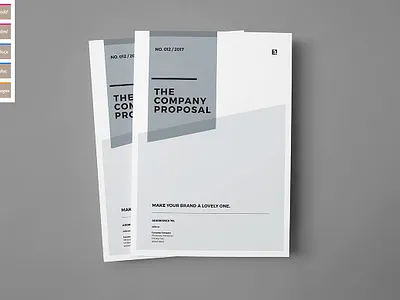 Proposal Template a4 agency brand branding brief brochure business clean corporate creative design editorial editorial design identity indesign layout magazine print proposal template