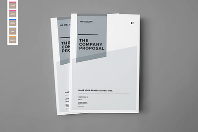 Proposal Template a4 agency brand branding brief brochure business clean corporate creative design editorial editorial design identity indesign layout magazine print proposal template