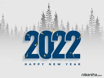 Happy New Year 2022 branding graphic design logo ui