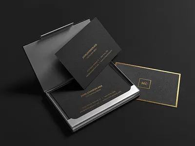 Premium Stationery Branding Mockup black brand brand stationery branding business card corporate identity documents foil identity logo design luxury mockup photo premium presentation professional psd showcase simple stationery