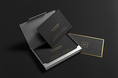 Premium Stationery Branding Mockup black brand brand stationery branding business card corporate identity documents foil identity logo design luxury mockup photo premium presentation professional psd showcase simple stationery