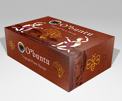 Packaging Design concept for 'O'buntu' vehicle wrap