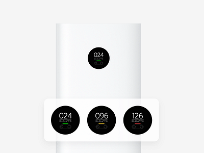 Mijia air purifier 1 hardware screen smarthome ui