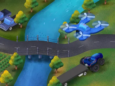 Syngenta future of farming colors concept digital farm future graphic design illustration logo poster section ui vector visual web