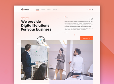 Digital Agency 3d animation app art branding clean design flat graphic design illustration logo logo design minimal mobile typography ui ux vector web website
