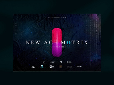 New Age Matrix: The Short Film banner design branding design digital marketing graphic design illustration marketing movie poster photo manipulation poster design vector