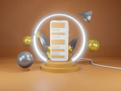 3d Illustration 3d 3d illustration 3d ui akmeliasunny illustration ui