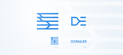 Derailer logo design brand brand identity branding identity logo logo design logotype startup wordmark