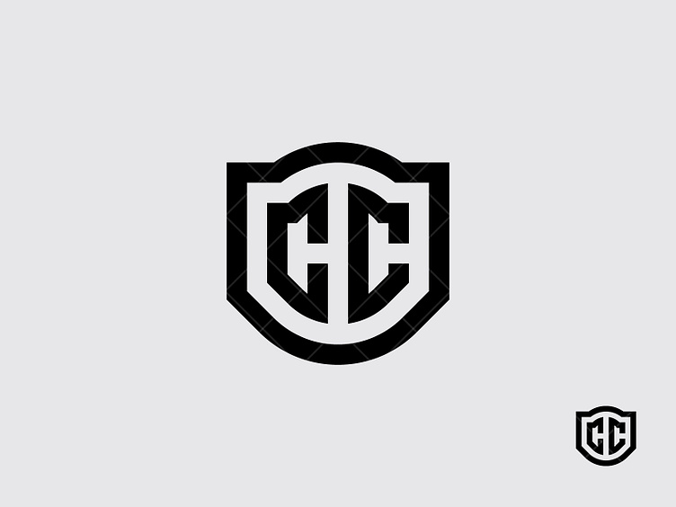 CC Shield Logo by Sabuj Ali on Dribbble