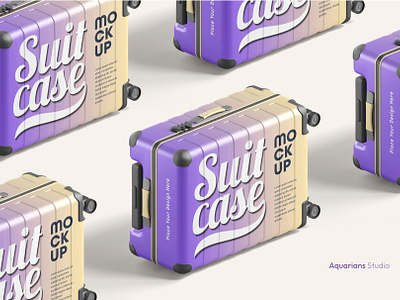 Travel Suitcase Mockup 3d mockup branding business hardcase holiday journey luggage mockup suitcase suitcase mockup travel travel mockup traveling trip vacation