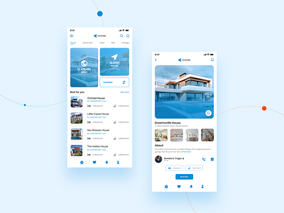 Home Rental App UI Design arabirofficial minimaldesign mobileappui modernapp rentalapp ui userinterface ux