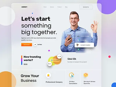 Agency Landing Page landing landing page landingpage web page website design
