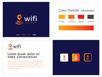 Wifi locator icon/logo app icon branding communicaton design logo design minimal logo network logo symbol technology logo telecom unique logo vector wifi wifi locator wifi logo