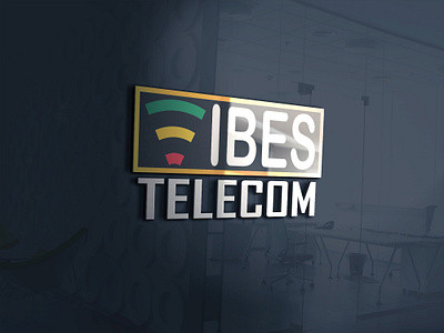 Mock Up Vibes Telecom 3d branding graphic design logo mockup