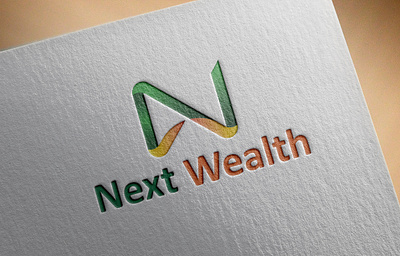 Mockup Next Wealth 3d branding graphic design logo mockup