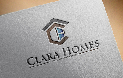 Mockup Clara Homes 3d branding graphic design logo mockup