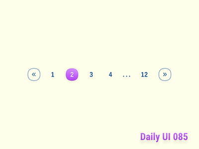 Daily UI 085 Pagination 085 daily ui dailyuichallenge pagination ui