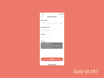 Daily UI 087 Tooltip app daily ui dailyuichallenge tooltip ui