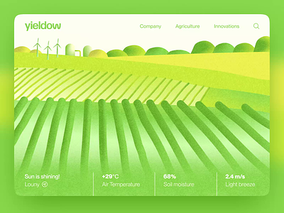 illustration | yieldow 2d illustration agricultural holding agriculture animated animation crops design desire agency farm farming graphic design illustration motion motion design motion graphics nature weather web web site website