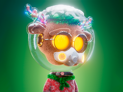 Christmas MoFeX 3d 3d illustration b3d blender c4d character design christmas cinema 4d cute design graphic design illustration lowpoly modelling motion graphics octane render