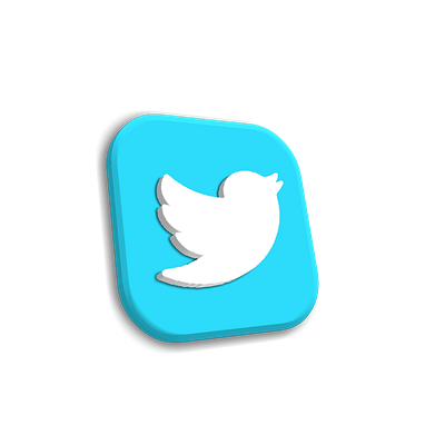 3D isomwtric twitter icon design 3d branding design graphic design icon illustration logo social media twitter ui vector