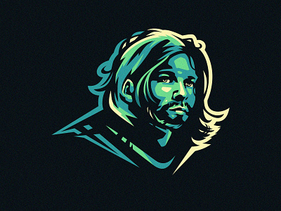 kurt cobain logo design inspiration character graphic design illustration kurt cobain logodesign nirvana vector