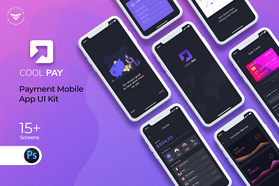 Cool Pay Payment Mobile App UI Kit account bank branding commerce design designposter graphic design gui illustration login mobile neomorphism neumorphic pay payment signup skeuomorphic ui uikits vector