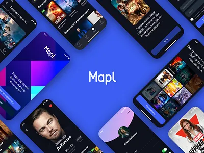 Movie Streaming App booking app cinema app dark movie app